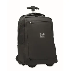 Gift Campaign Zaino trolley in poliestere rPET con scomparto per portatile da 15''></noscript> Valigie E Trolley