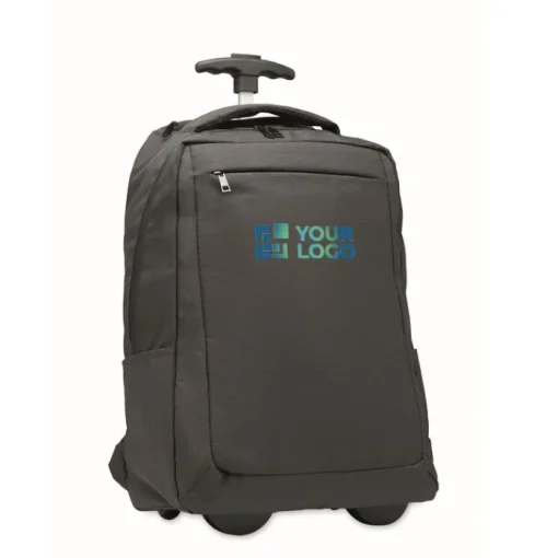 Gift Campaign Zaino trolley in poliestere rPET con scomparto per portatile da 15''> Valigie E Trolley